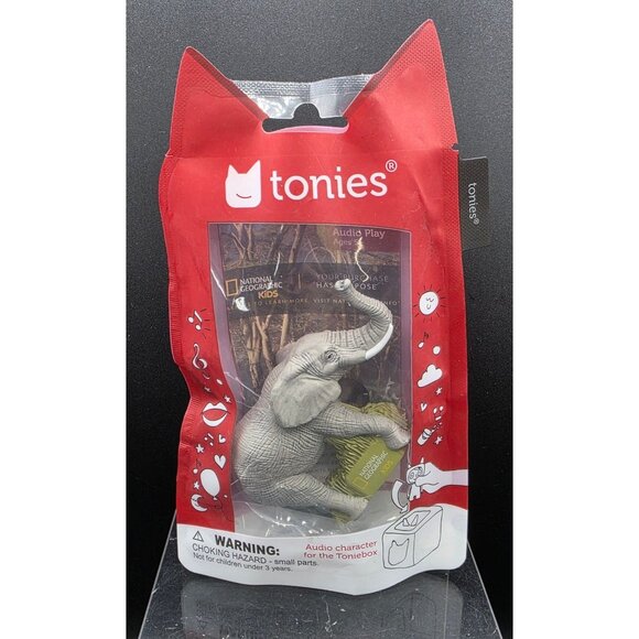 Tonies Other - Tonies National Geographic Kids Elephants Audio Play Character For Toniebox Ages
